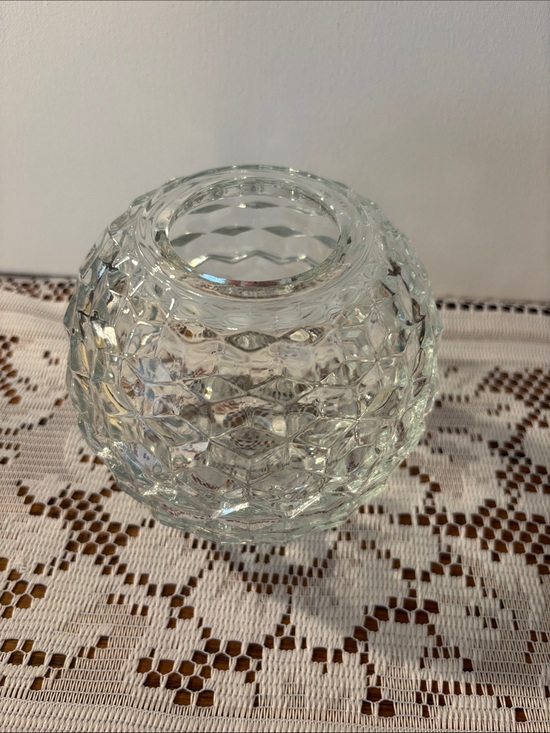 Homco Other - Vintage Homco Clear Glass Fairy Lamp